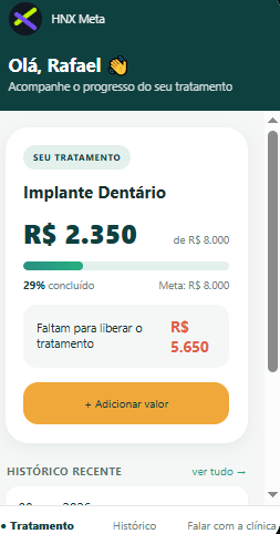 Tela do HNX Meta